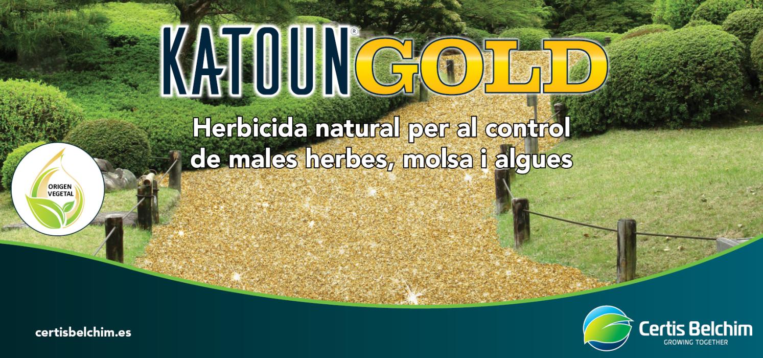 Nuevo herbicida natural Katoun Gold para áreas verdes