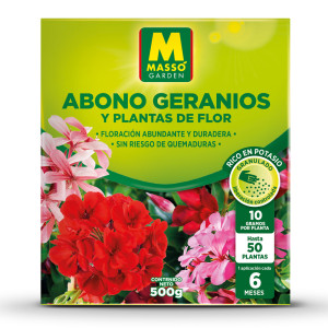 Abono geranios y plantas de flor 500 g