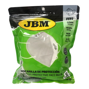 Pack 10 mascarillas protección FFP2 JBM