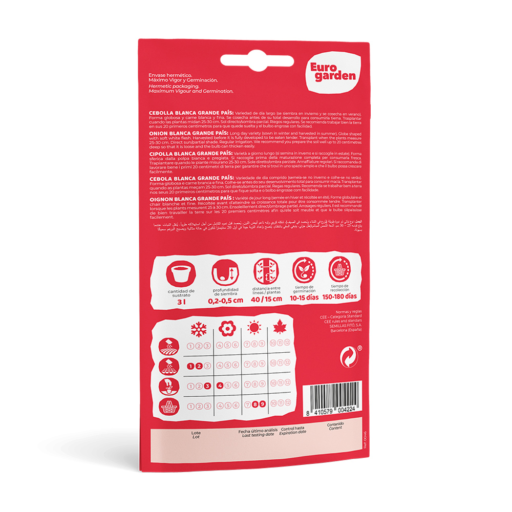 Ceba Blanca Grande País 5 g Eurogarden -17323000
