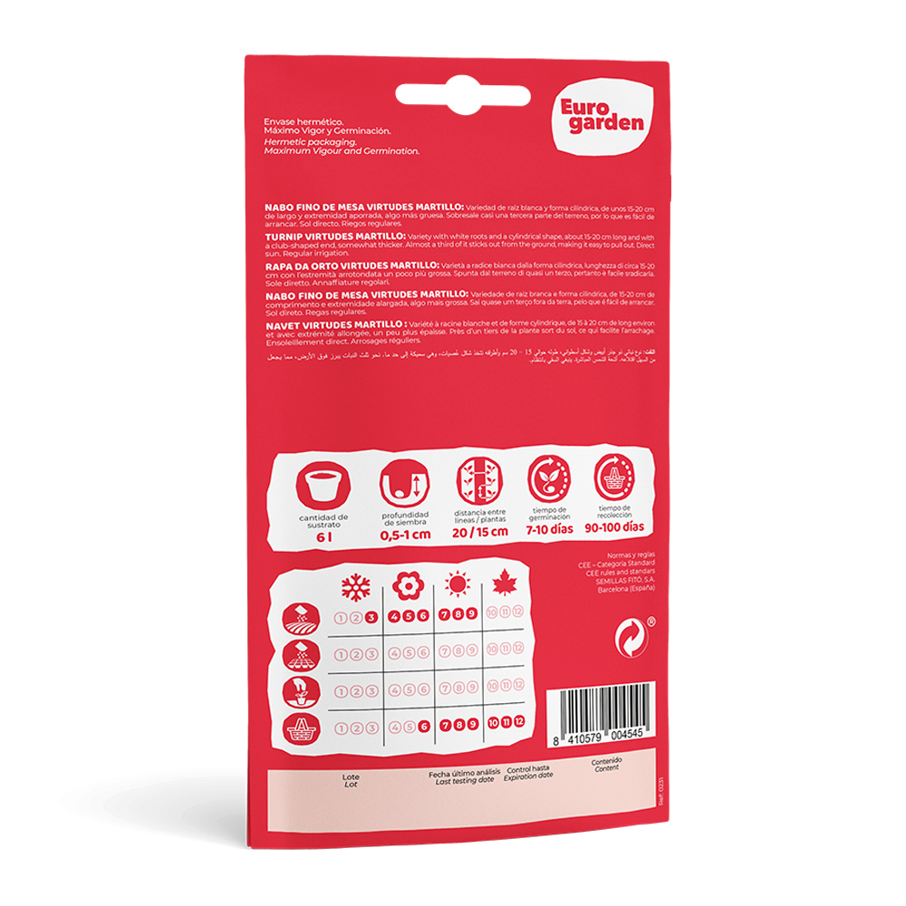NapVirtudes Martillo 15 g Eurogarden -17355000