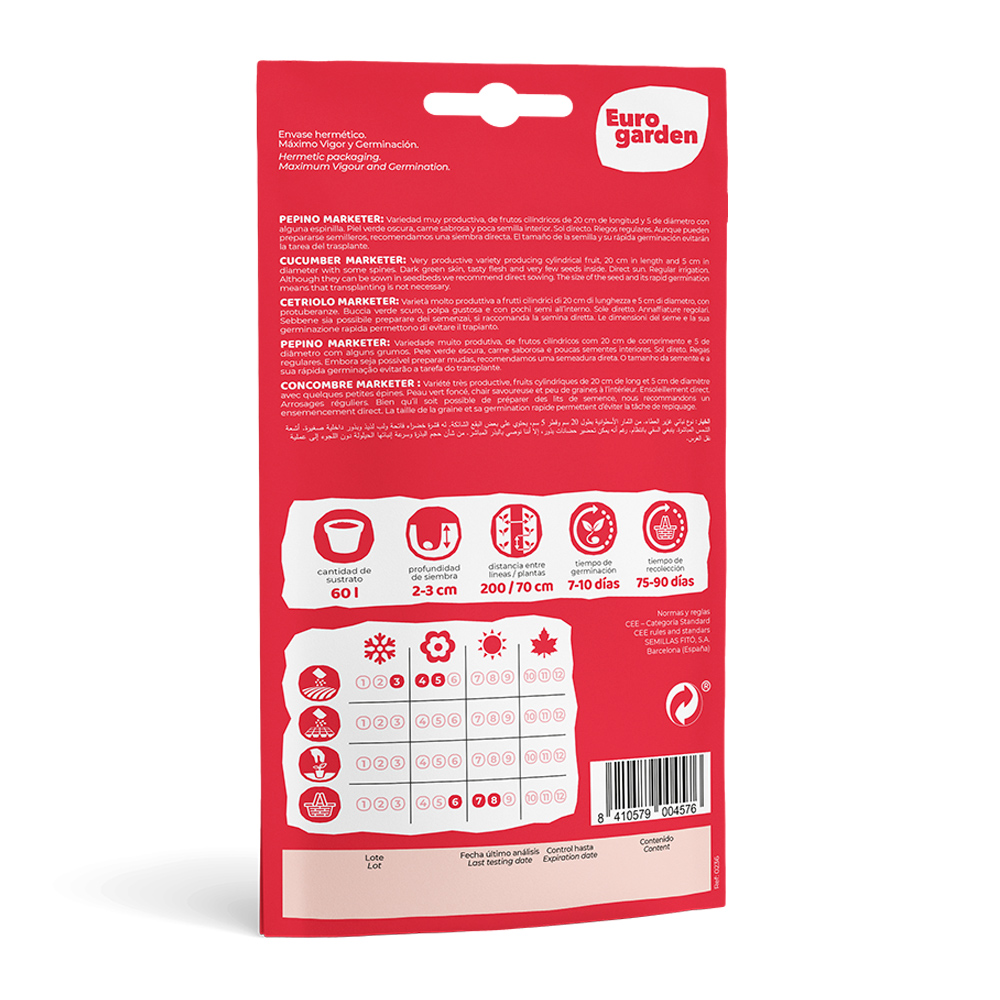 Cogombre Marketer 6 g Eurogarden -17358000