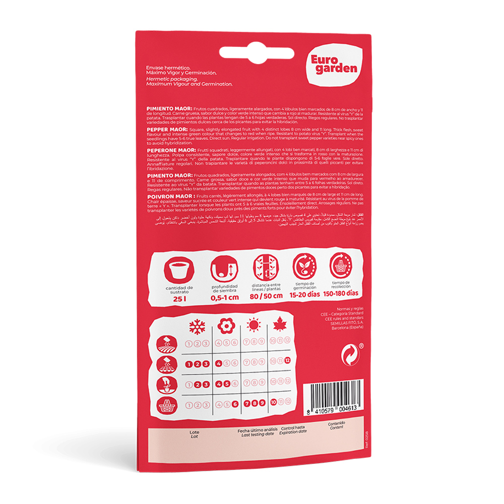 Pebrot Maor 2 g Eurogarden -17361000