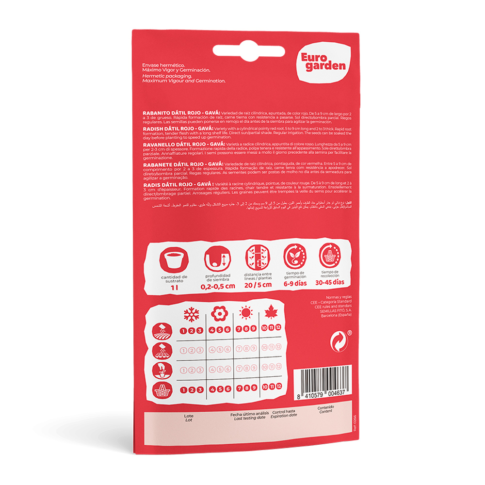 Ravenet Dátil Rojo - Gavá 15 g Eurogarden -17365000