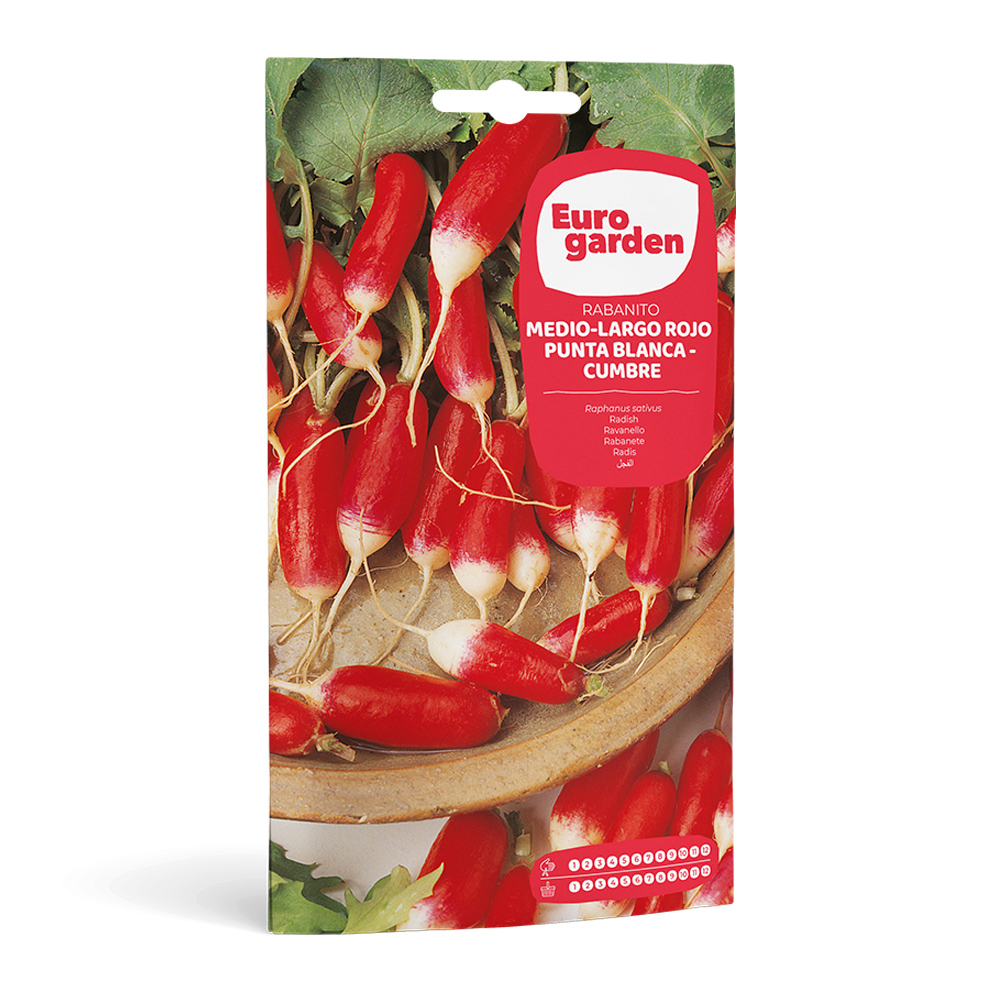 Ravenet Medio-Largo Rojo Punta Blanca-Cumbre 15 g Eurogarden -17366000