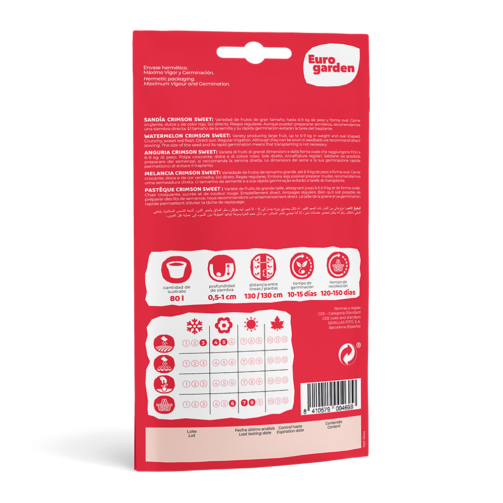 Síndria Crimson Sweet 5 g Eurogarden -17370000