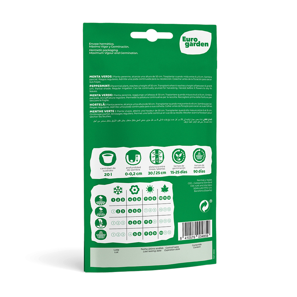 Menta Verda 0,1 g Eurogarden -17380000