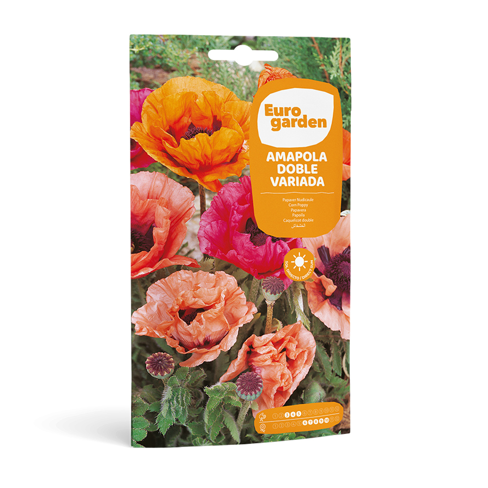 Amapola Doble Variada 2 g Eurogarden -17383000