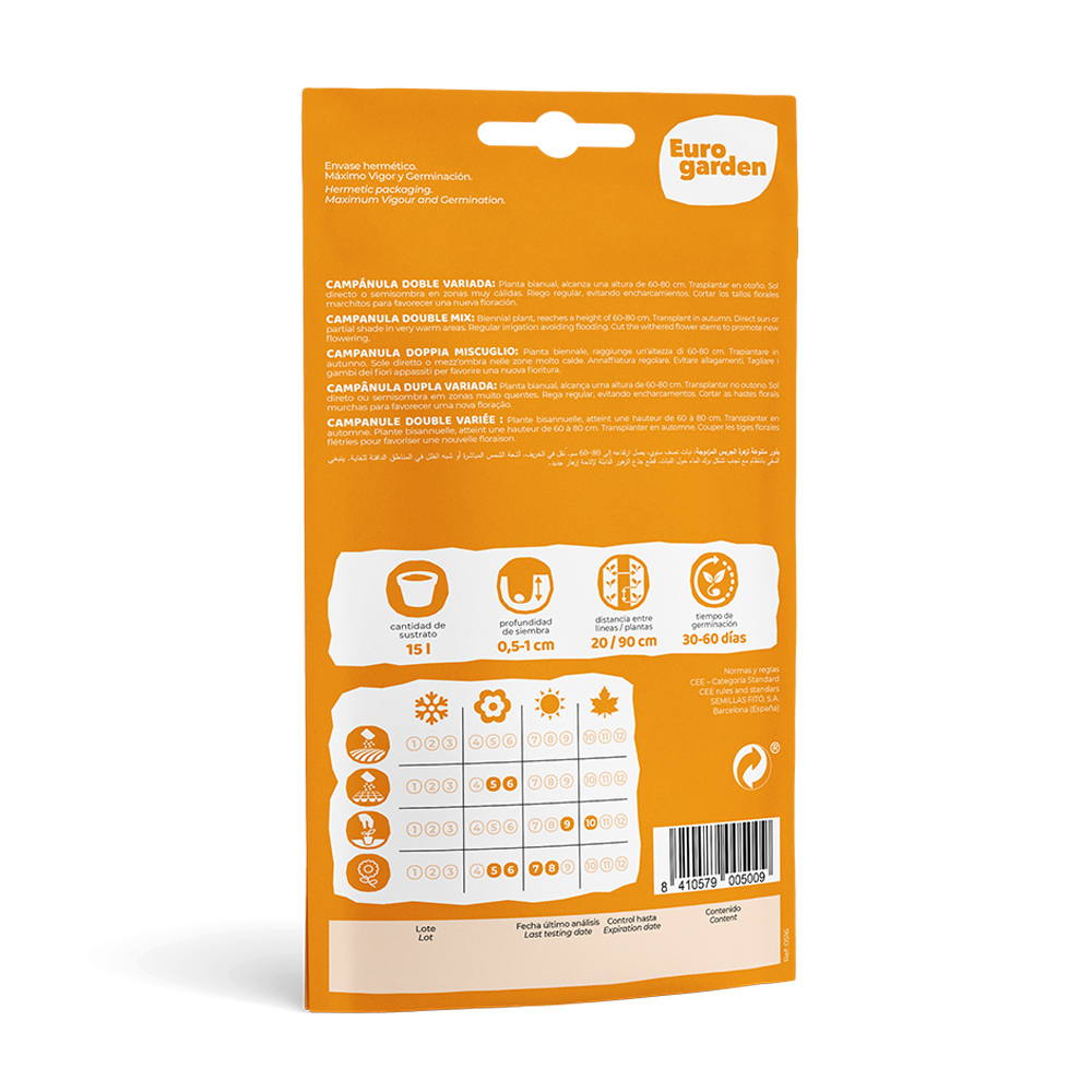 Campànula Doble Variada 1 g Eurogarden -17391000