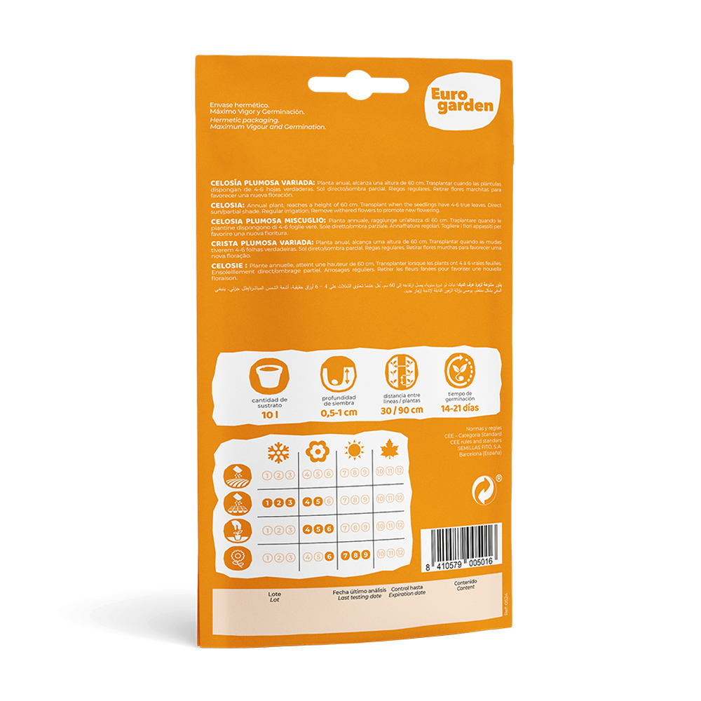 Celosía Plumosa Variada 1,5 g Eurogarden -17394000