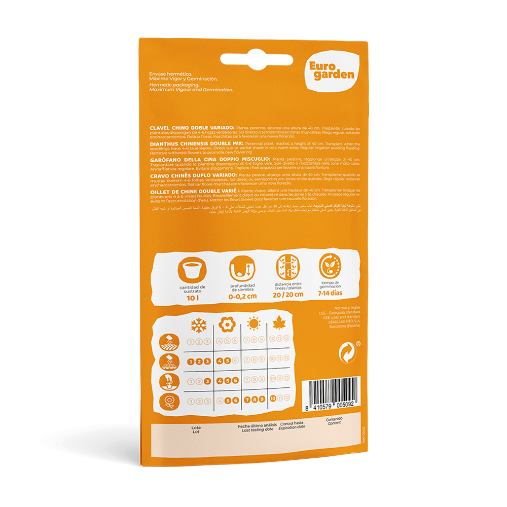Clavell Chino Doble Variado 1 g Eurogarden -17397000
