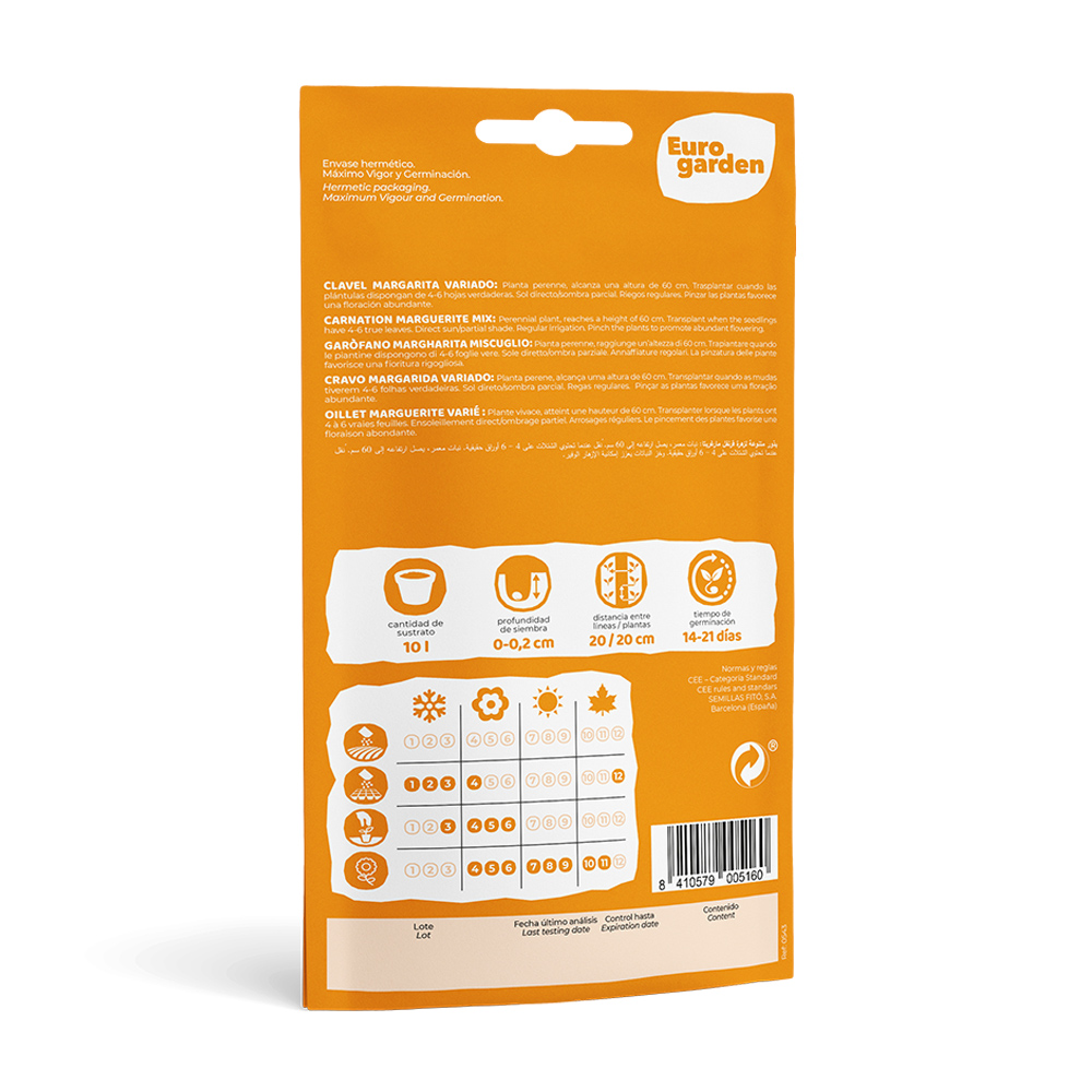 Clavell Margarita Variado 0,6 g Eurogarden -17402000
