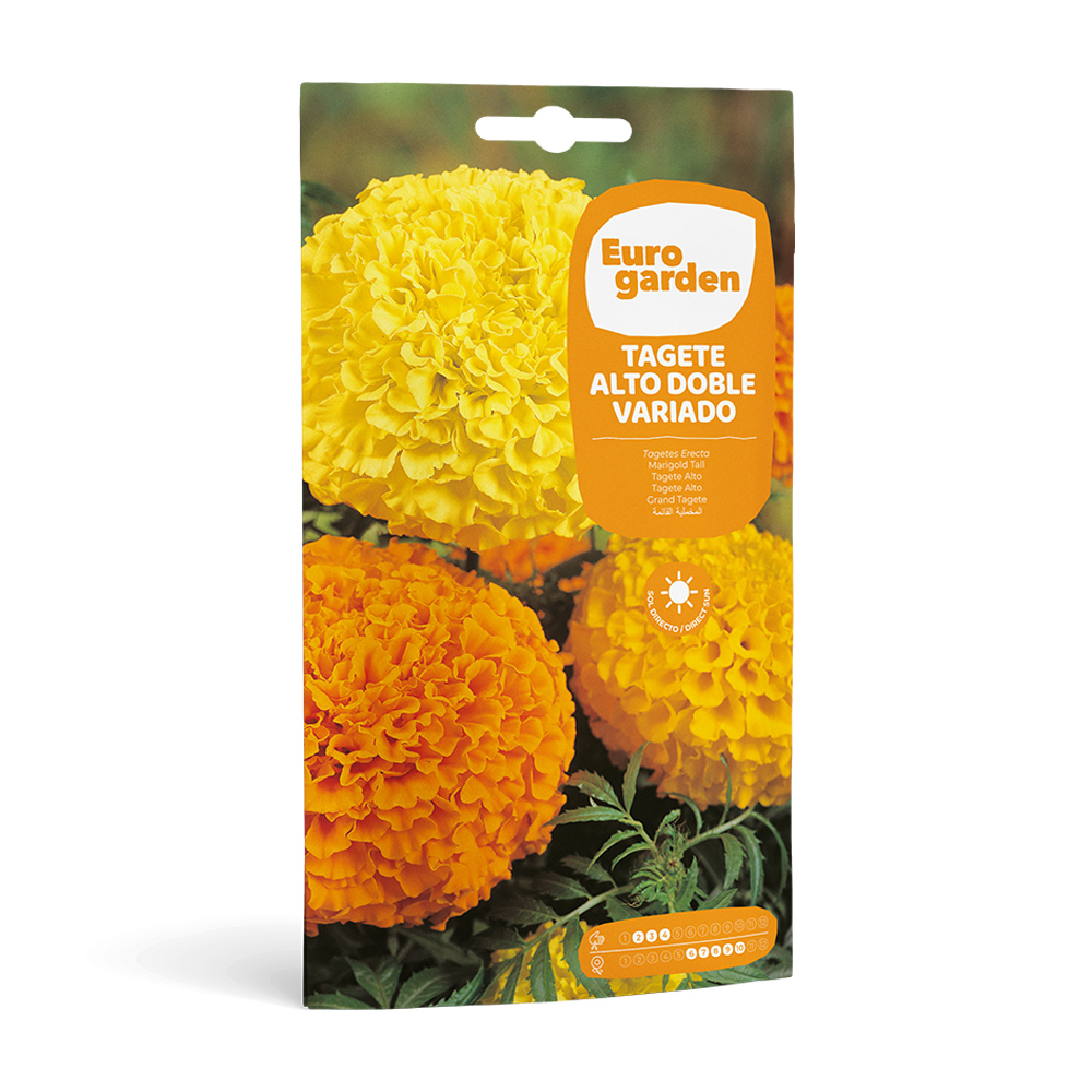 Tagete Alto Doble Variado 3 g Eurogarden -17440000