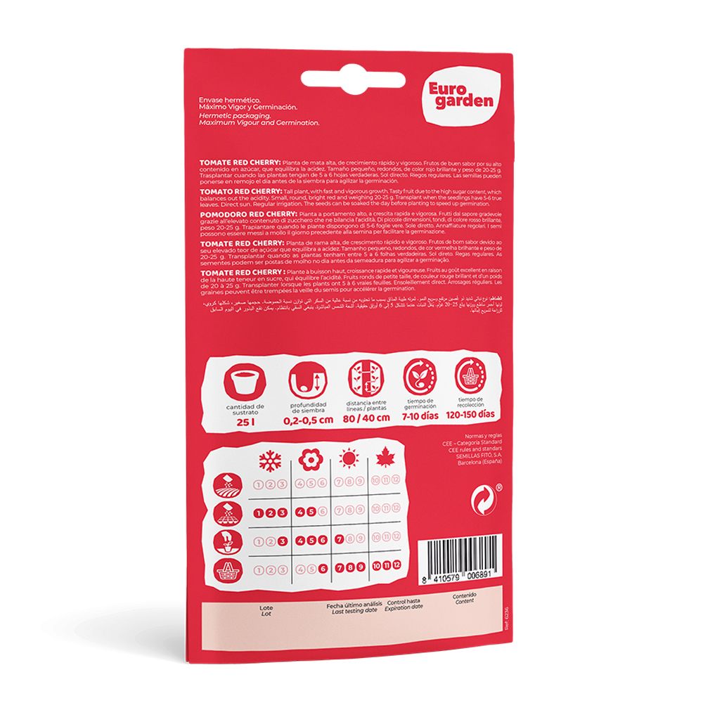 Tomàquet Red Cherry 1 g Eurogarden -27890000