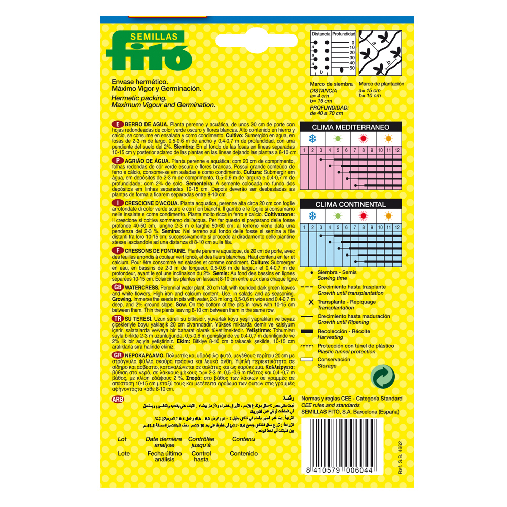 Berro de agua Watercress-34989000