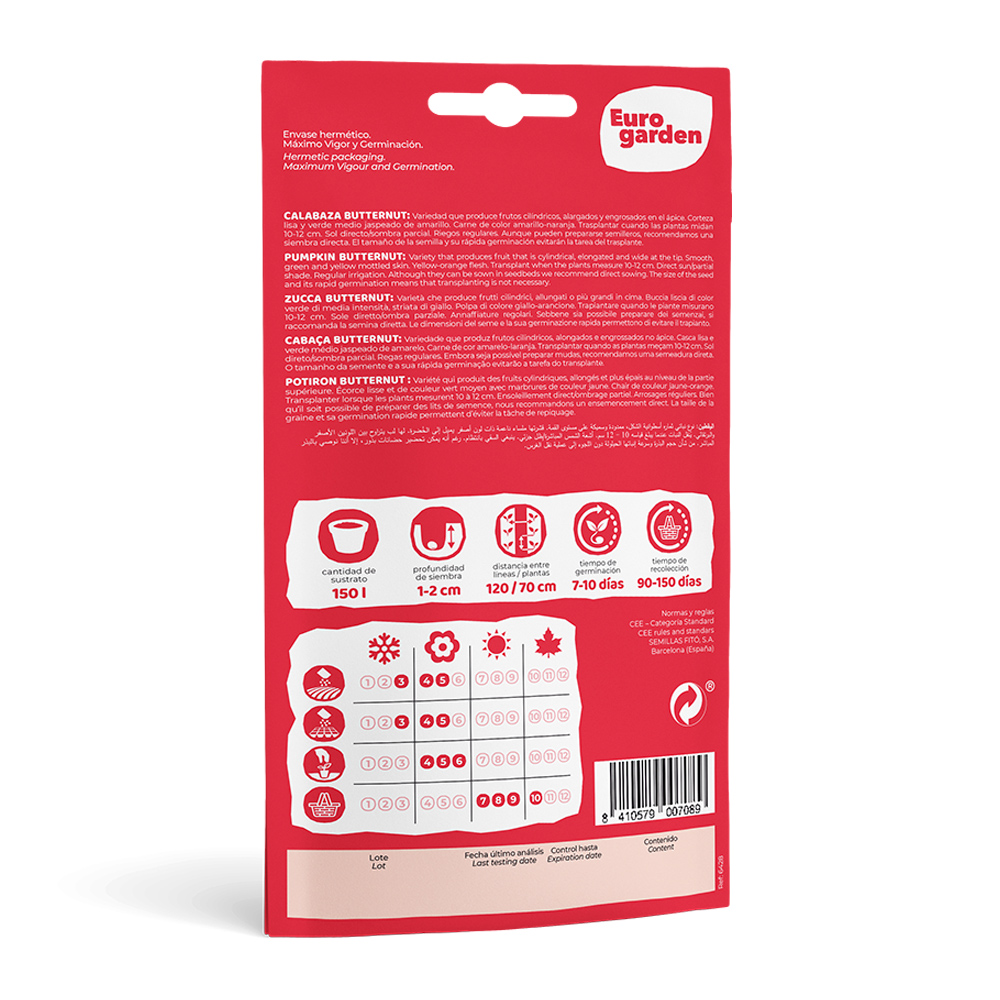 Carbassa Butternut 10 g Eurogarden -36524000