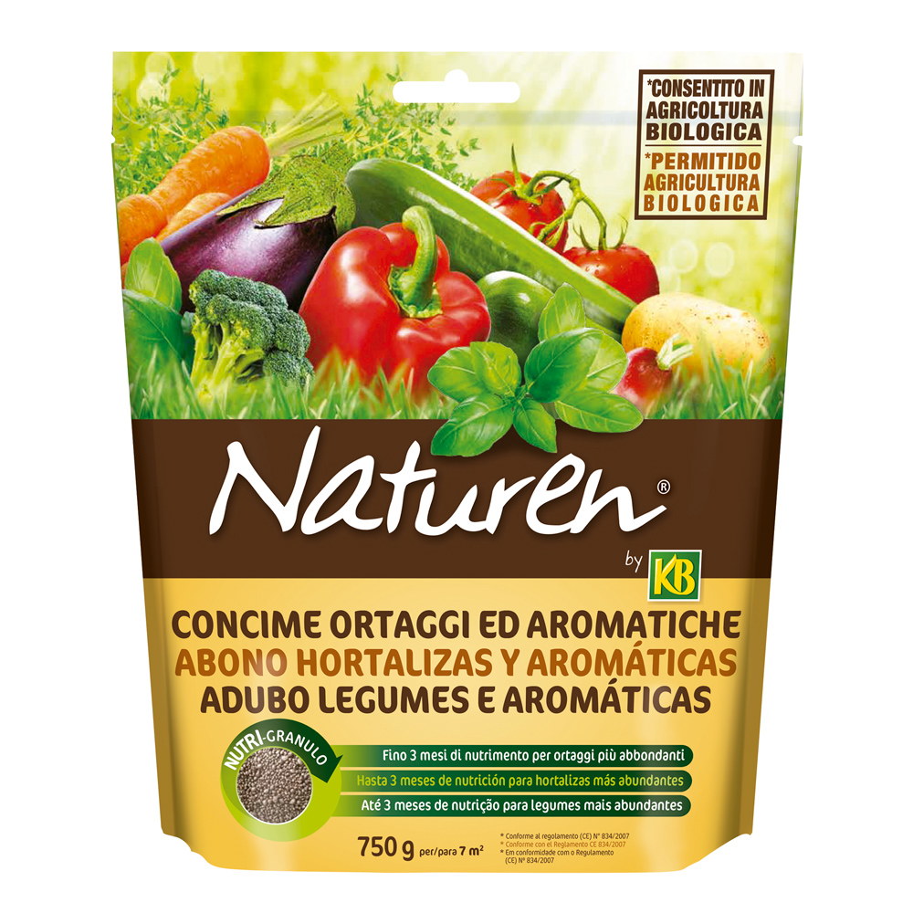 KB Naturen Abono hortalizas y aromáticas 750 g doypack-36745084