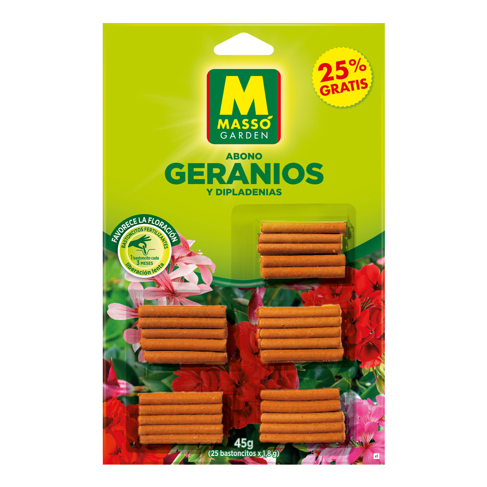 Bastonets fertilitzants geranis i dipladènies (mandevilles)-37369075