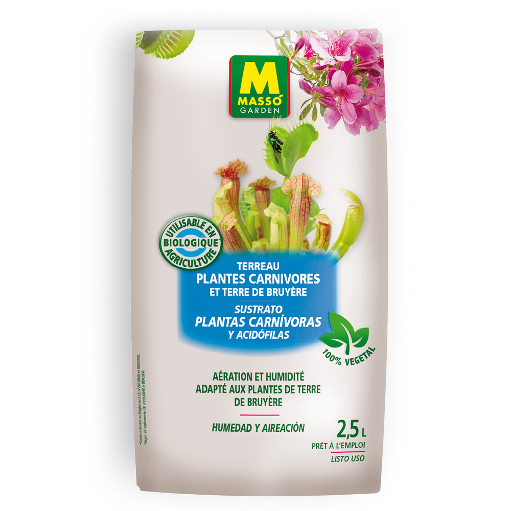 Substrat plantes carnívores i acidòfiles 2,5 L-37388250