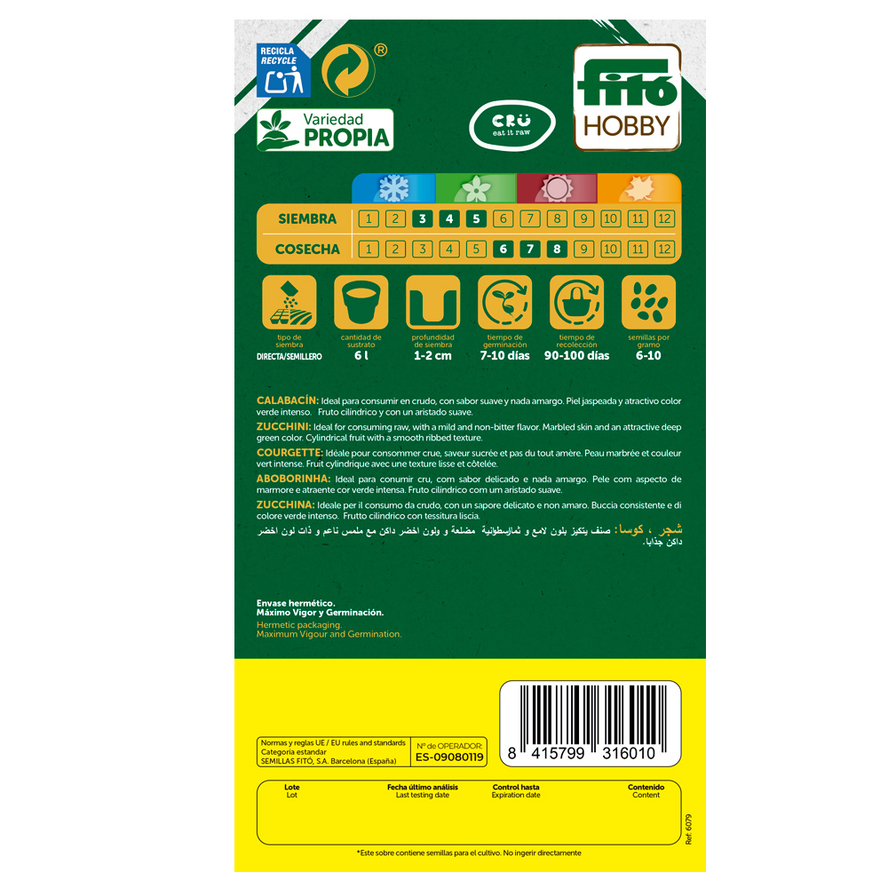 Fitó Patio Calabacín Cru-41744000