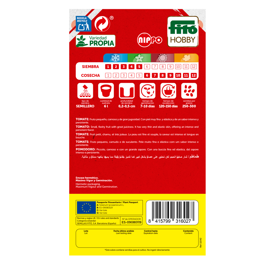 Fitó Patio Tomate Nippo-41750000