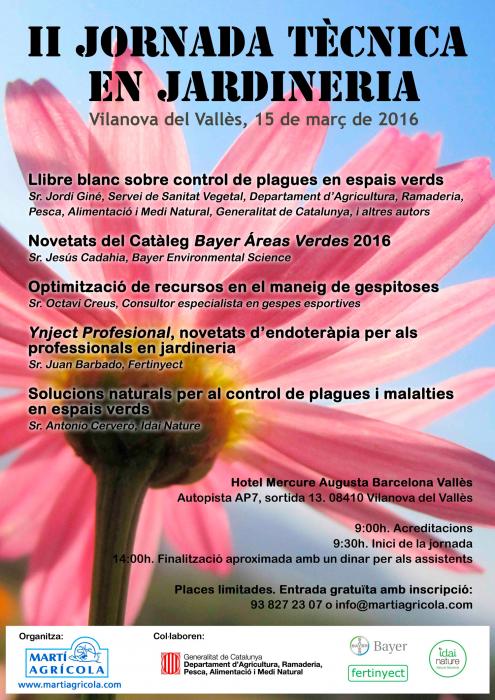 II Jornada Tècnica en Jardineria