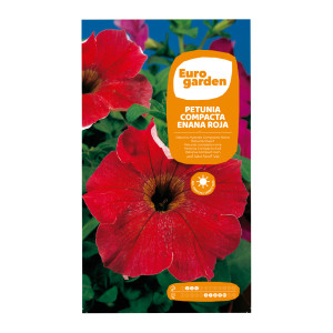 Petúnia Compacta Enana Roja 0,5 g Eurogarden