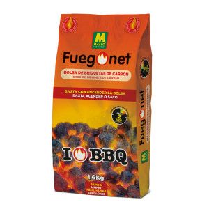 Bossa carbó instantània 1'6 kg Fuegonet